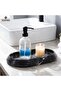 Marble Vanity Tray 9.75" Handmade Black Jewelry, Candle & Perfume Holder for Decor - 4