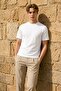 Men's Street Style Regular White T-Shirt - 3