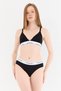 Signature Perle Black High Waist Slip Panties
