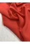 Draped Linen Fabric - Light Red - 2