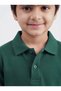 Children's Unisex Cotton Polo Collar Long Sleeve School T-Shirt (Back to School) - 3