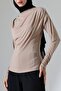 Women's Sandy Degaje Collar Long Sleeve Blouse - 4