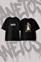 Eminem Rapper_2 Design Printed Oversize Crew Neck T-Shirt Black