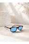 Maia Leopard Blue Unisex Women Men Cat Eye Retro Lightweight Uv400 Stylish Classic Bone Sunglasses - 4