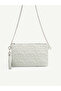 Women's Starry Silvery Chain Strap Gray Portfolio & Clutch Bag - 2