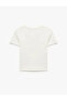 Cotton Slim Fit Short Sleeve Crew Neck Printed T-Shirt - 4