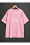 Women's Y2K Meow Meow Written Oversized T-Shirt