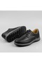(Showmen) Inside and Outside Genuine Leather Very Comfortable Casual Men's Shoes Black - 4