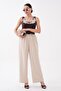 Women's Wide Leg Tencel Trousers 260633 - - 2