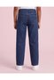 Senior Girls Dark Wash Straight Fit Jeans - 4