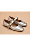 Women's Mary Jane Buckle-Strap Square Toe Daily Flat Shoes - 4