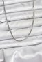 316L Steel Chain Silver Color 60 cm Snake Chain Women Necklace