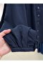 Dikan Hakim Collar Cotton Voile Shirt-Ek868 Navy Blue - 5