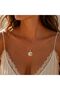 Kly-1051 |   Star Motif Medallion Necklace |   Eos Collective - 2