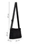 Women's Black Fabric Mini Crossbody Bag 26Sbd30086F - 2