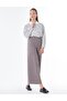 Wide Leg Cotton Linen Trousers Dark Mink - 2