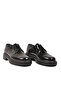 Black Patent Leather Genuine Leather Men's Casual Shoes 1241 m - 2