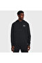 Icon Fleece Men's Black Hooded Sweatshirt