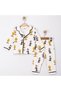 100% Cotton Long Sleeve Buttoned Seasonal Cute Character Patterned Soft Textured Bottom and Top Girls Boys Unisex Baby Pajama Set - 2