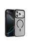 iPhone 17 Pro Max Case Magsafe Supported Camera Raised Silicone Matte Anti-Fingerprint Senk