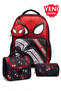 Ultra-Luxury Boys' Water-Resistant Primary School Bag with Thermal Nutrition Compartment, Pen Holder, and Wallet Accessories
