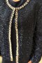 Crystal Stone Detailed Beaded Embroidered Evening Dress Double Set - 5