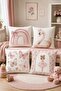 Pink Swan and Ballerina Patterned 4-Piece Kids and Baby Pillowcase Set