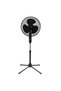 Everest fan10 ecowind black metal 3 blade fan - propeller 16 max 45w 3 stage 1100rpm