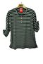 Plus Size Capri Sleeve Combed Cotton Blouse
