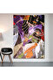Evangelion Unit-01 Wall Covering Wall Tapestry First Quality Satin Fabric Poster