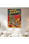 Tom and Jerry Comics Wall Covering Wall Tapestry First Quality Satin Fabric Poster - 2