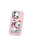 Poco C55 Compatible Case Camera Protector Pink Silicone Couple Phone Case with Kitty Pattern - 3