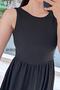 Zero Sleeve Wrinkled Fabric Dress 6Y352 - 4