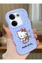 Tecno Camon 20 Pro 4g Compatible Case Camera Protector Blue Silicone Couple Phone Case Kitty Pattern