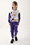 Girl's Winter Regular Fit Gray Tracksuit Set D4815-C-V1 - 3