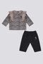 Cream Ruffle Detail Baby Set of 2