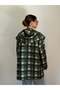Urban Retro Hooded Oversize Jacket Coat Women's Khaki - 6