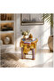 Wooden Traditional Elephant Table & Stool – Mango Wood Furniture(W:14.5''D:18''H:18'')