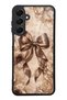 Samsung A16 Glossy Phone Case with Bronze Pearl Design