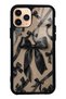 iPhone 11 Pro Midnight Bow Design Glossy Phone Case
