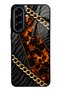 Samsung A57 Golden Eclipse Design Glossy Phone Case