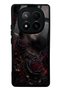Xiaomi Redmi Note 14 Pro Plus Glossy Phone Case with Crimson Moon Rose Design