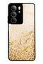 Realme C75 Golden Heart Glow Design Glossy Phone Case