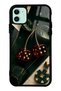 iPhone 11 Emerald Casino Cherry Design Glossy Phone Case