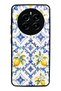 Realme 12 Glossy Phone Case with Sapphire Lemon Tiles Design