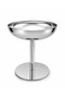 Silver Stainless Steel Footed Ice Cream Bowl Sweet Delight and Fruit Presentation Bowl 8.5 cm - 5