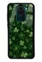 Xiaomi Redmi Note 9 Emerald Lucky Clover Design Glossy Phone Case