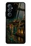 حافظة هاتف لامعة بتصميم Realme C65 Emerald Bosphorus Palace