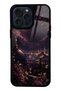 iPhone 14 Pro Max Rosewood Bosphorus Night Design Glossy Phone Case