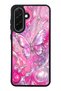 Samsung A36 Pink Prism Butterfly Design Glossy Phone Case